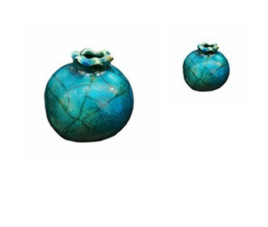 Crackle Turquoise Blue Raku ceramic glaze S1957 118 ml